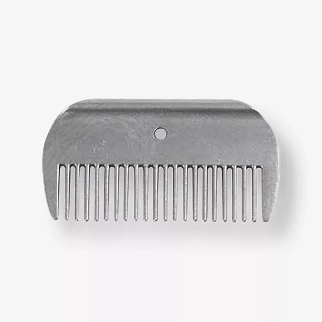 Metal Mane/Tail Comb, Silver, No Color, large image number 0