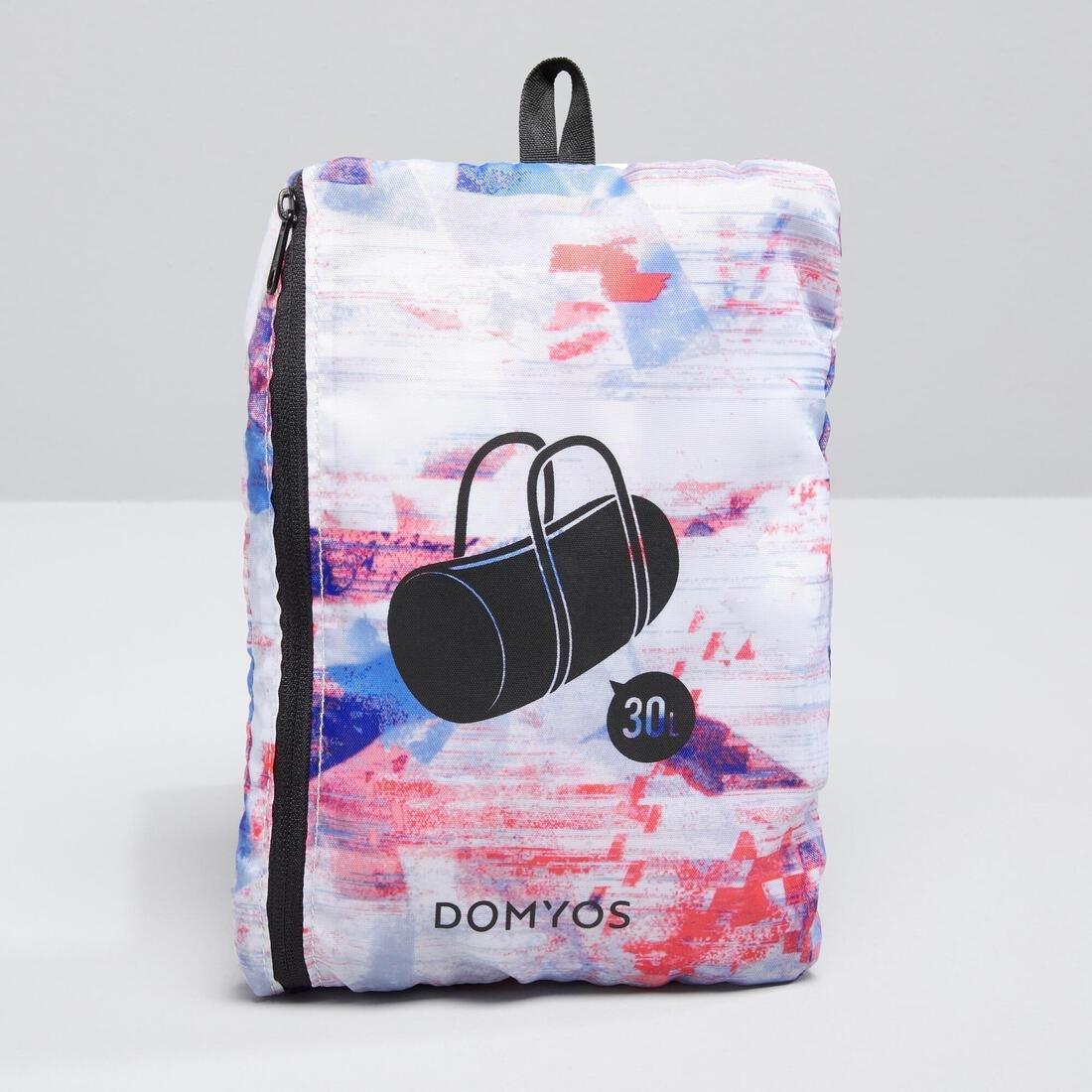 Fold-Down Fitness Bag, Fluo Coral Pink, No Color, large image number 4