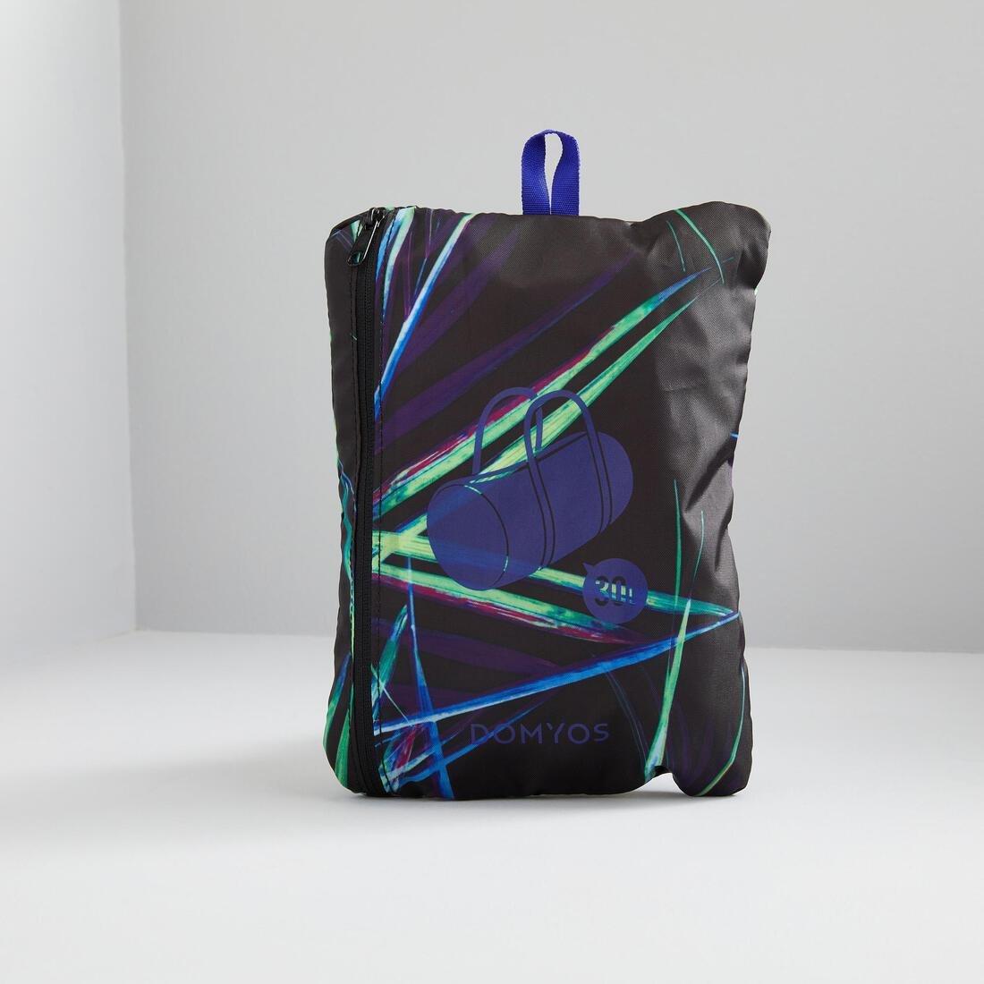 Fold-Down Fitness Bag, Fluo Coral Pink, No Color, large image number 8