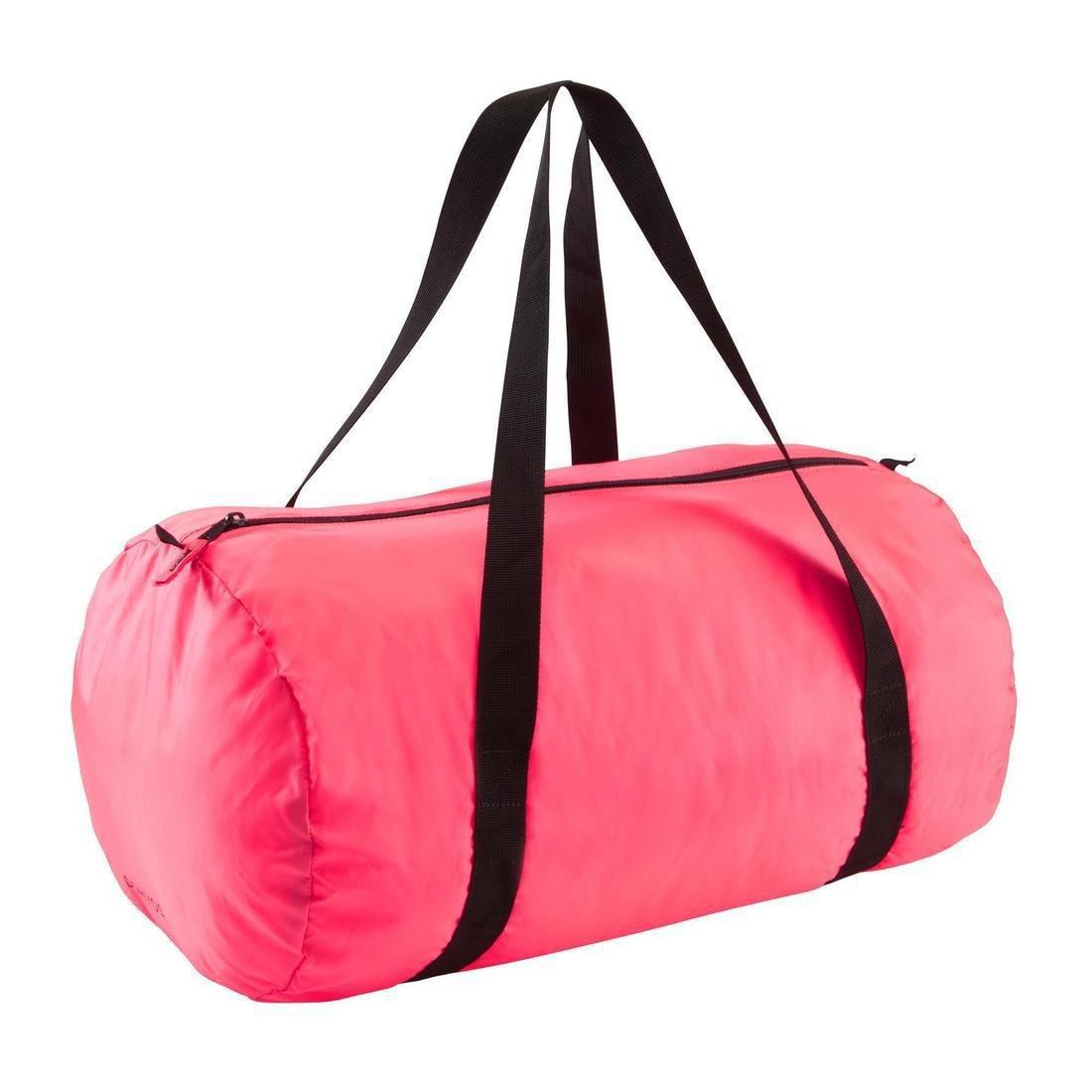 Fold-Down Fitness Bag, Fluo Coral Pink, No Color, large image number 11