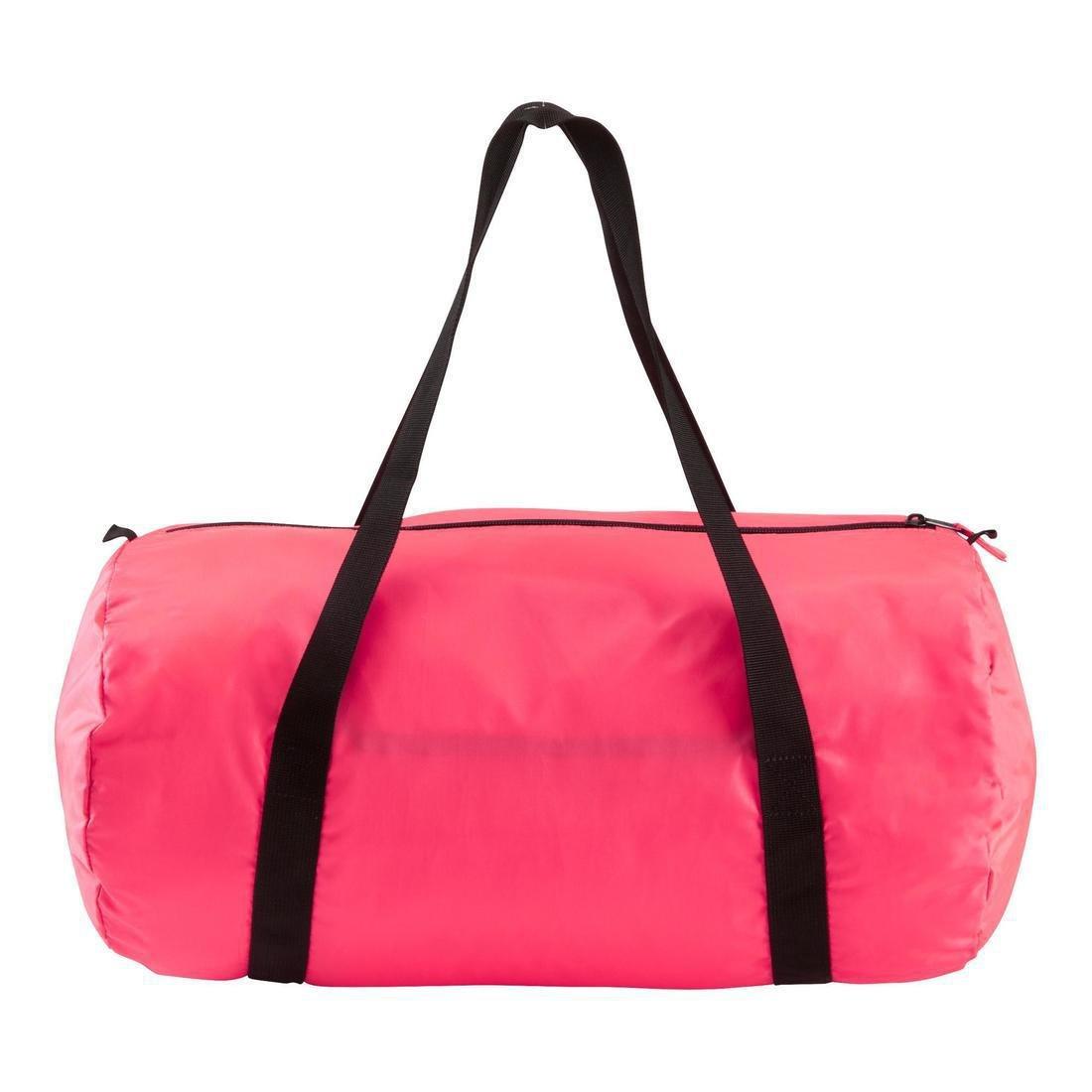 Fold-Down Fitness Bag, Fluo Coral Pink, No Color, large image number 14