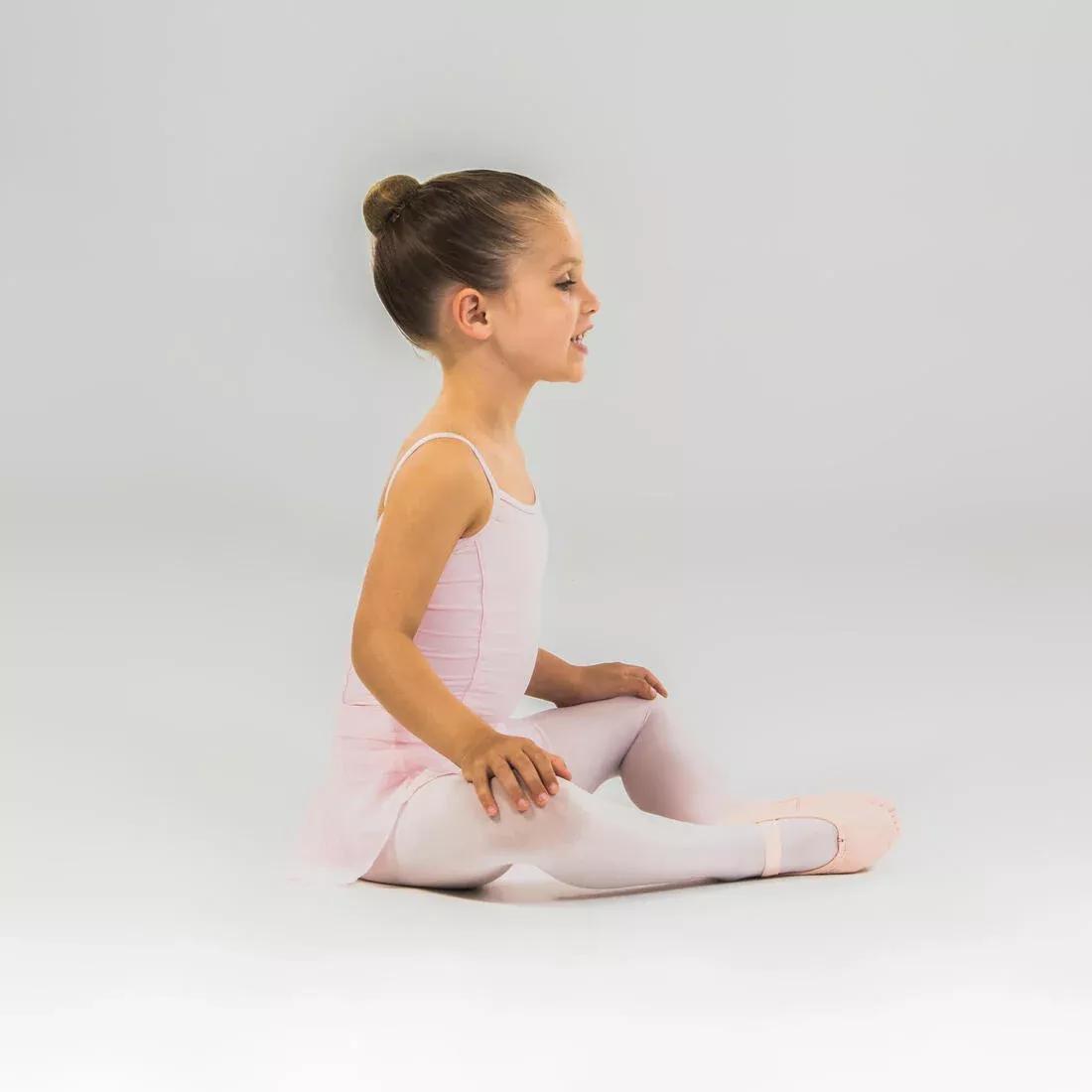 Kids Girls Ballet Camisole Leotard, Black, No Color, large image number 4
