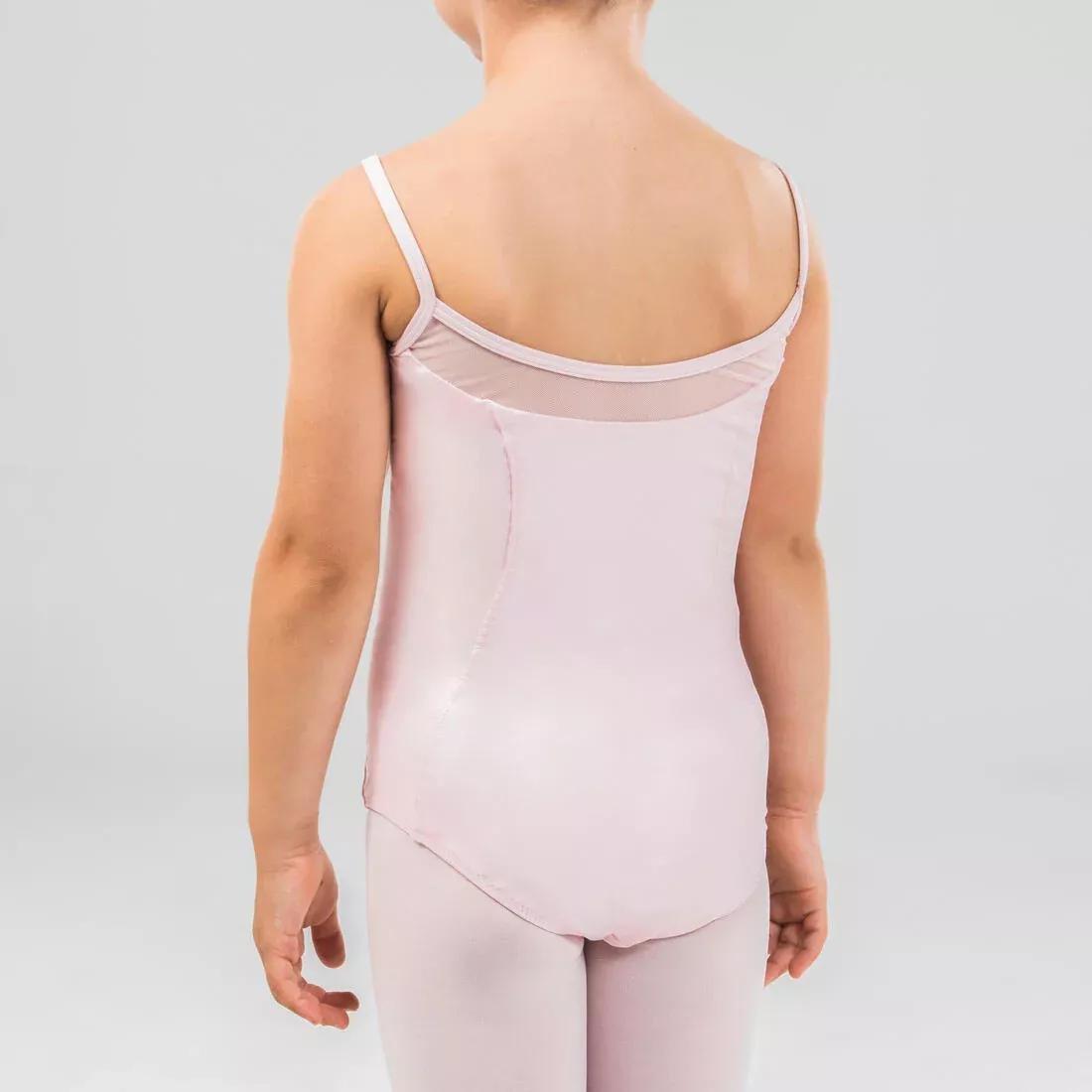 Kids Girls Ballet Camisole Leotard, Black, No Color, large image number 5