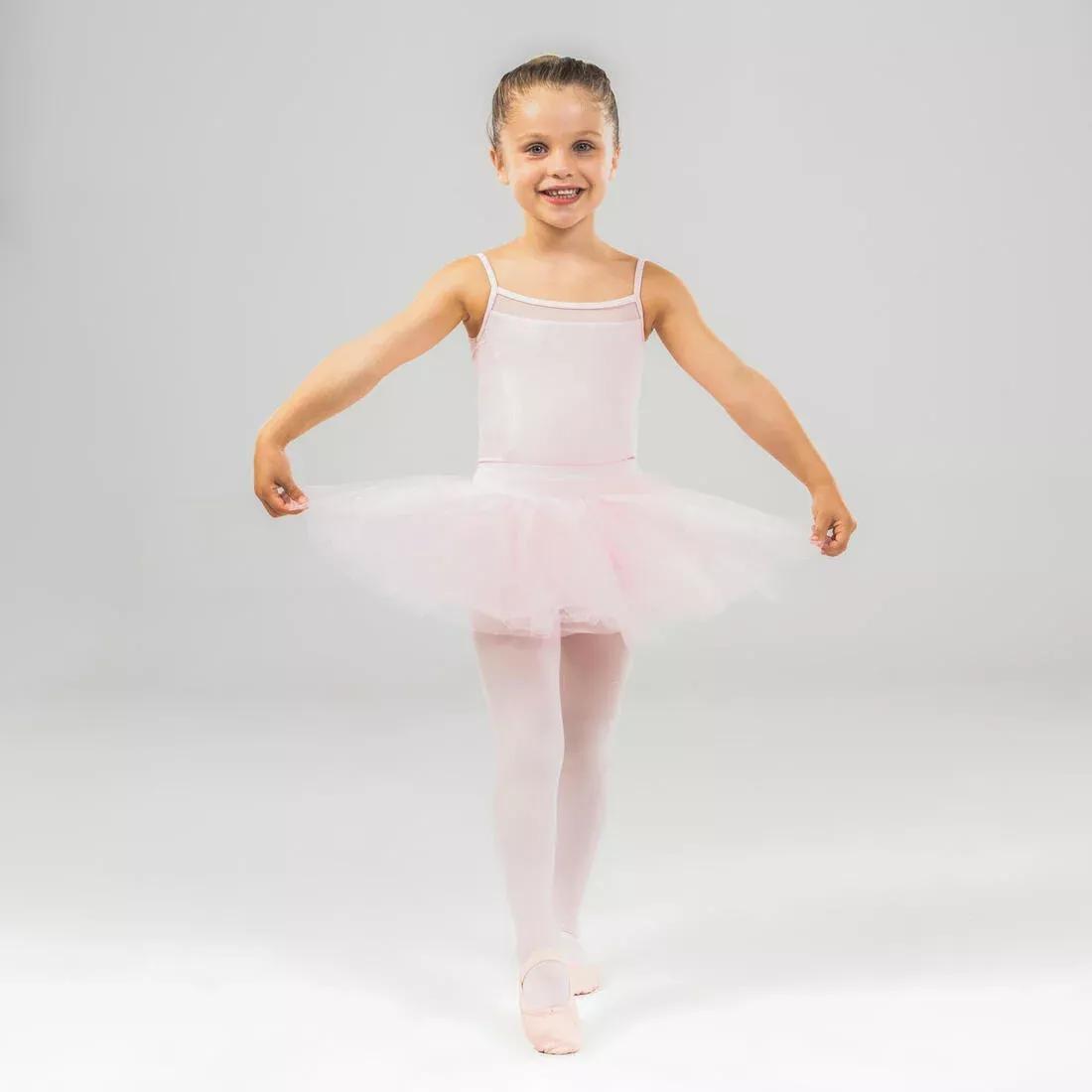 Kids Girls Ballet Camisole Leotard, Black, No Color, large image number 7