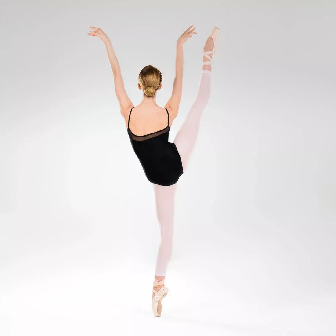 Kids Girls Ballet Camisole Leotard, Black, No Color, large image number 12