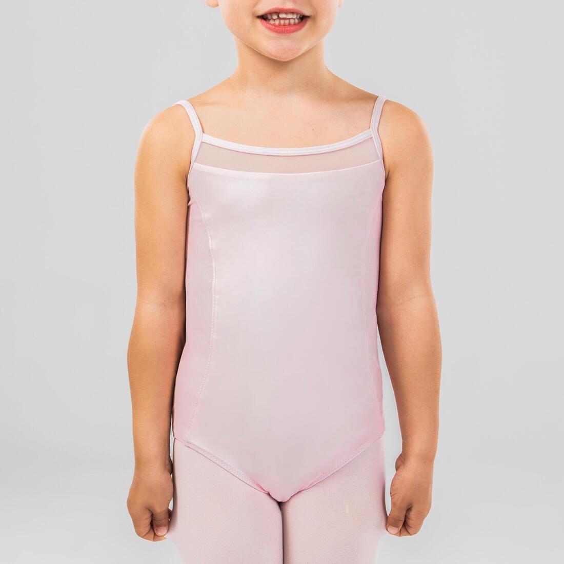 Kids Girls Ballet Camisole Leotard, White, No Color, large image number 14