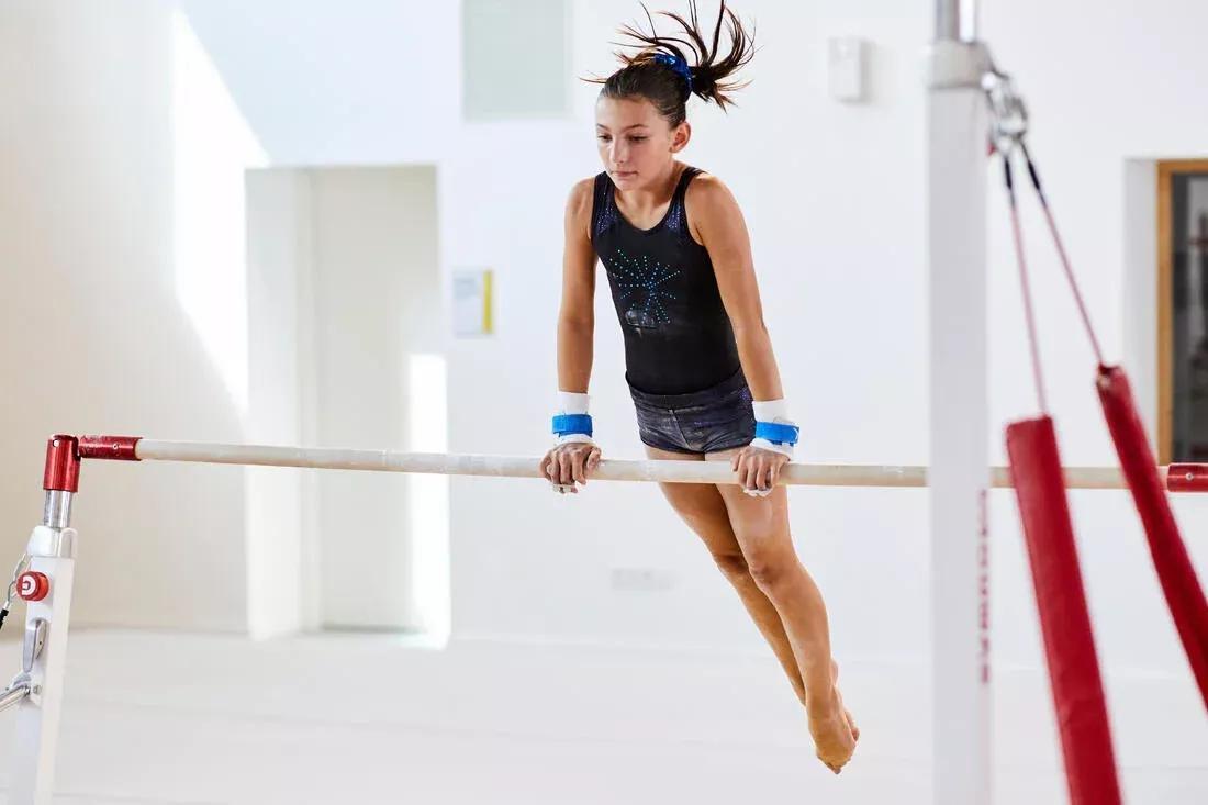 Women's Artistic Gymnastics Scrunchie Glitter, Aquamarine, No Color, large image number 6