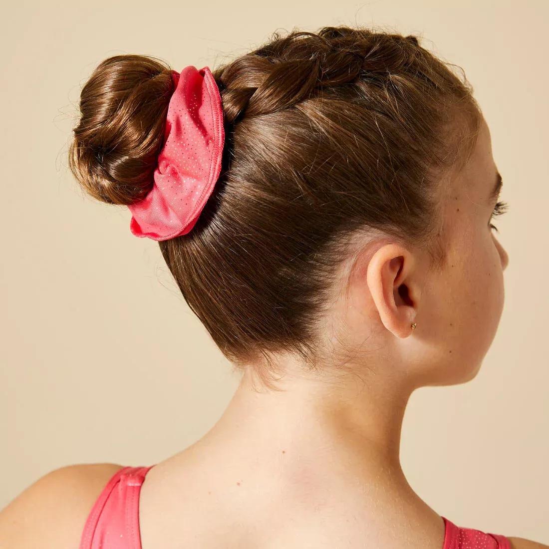 Women's Artistic Gymnastics Scrunchie Glitter, Aquamarine, No Color, large image number 11