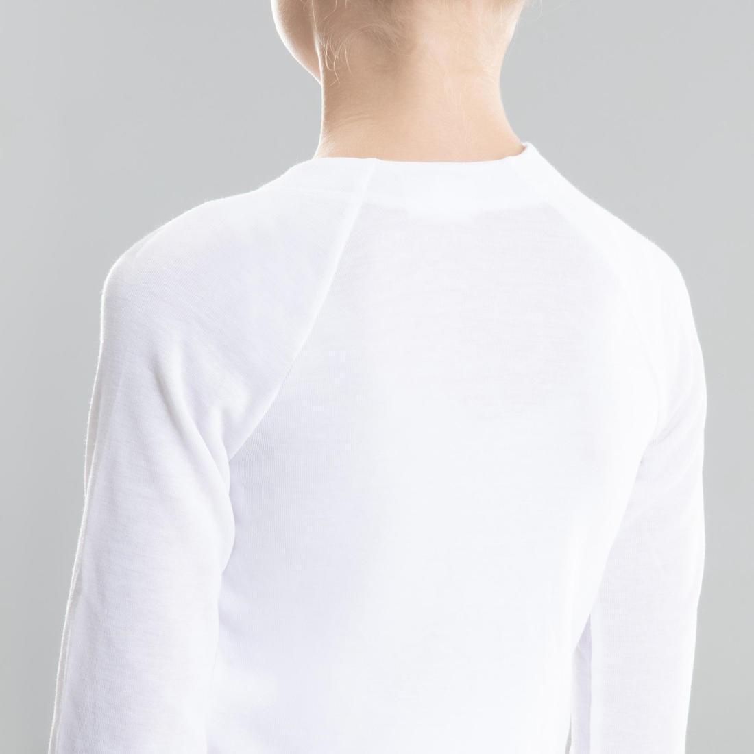 Girls Ballet Wrap-Over Top, Snow White, , large image number 3