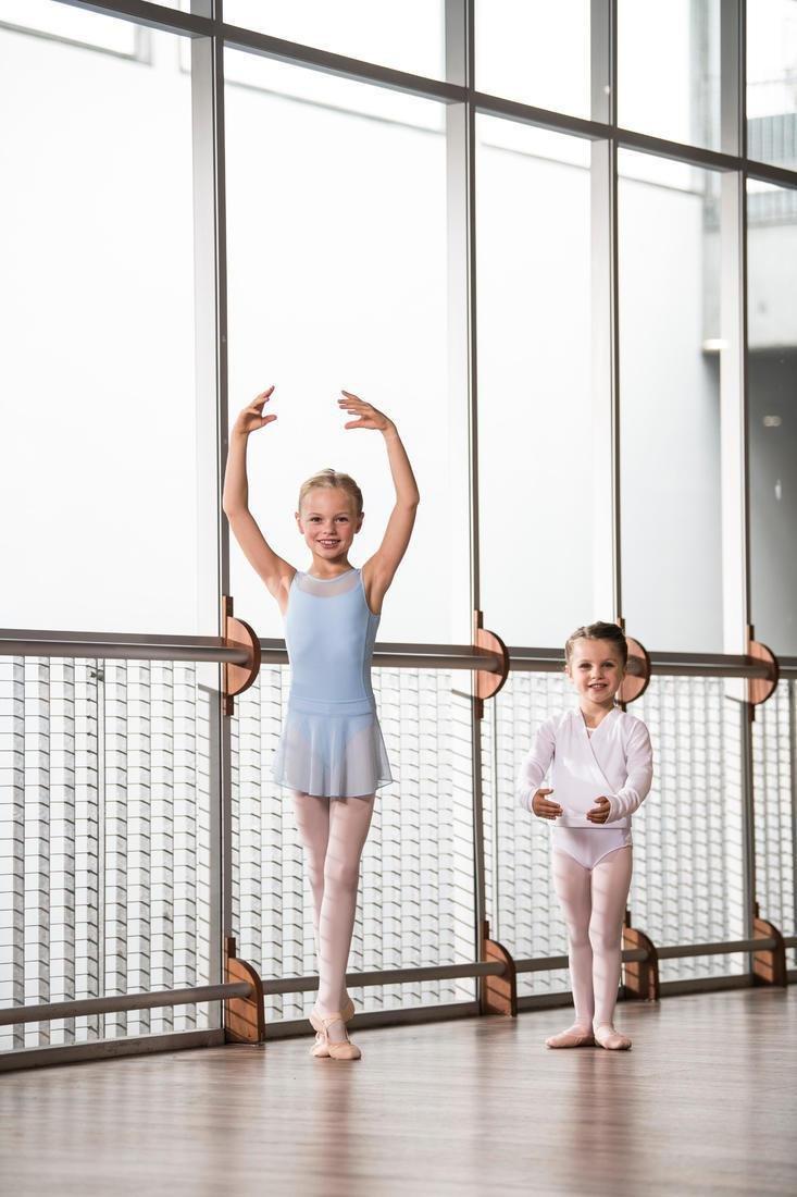 Girls Ballet Wrap-Over Top, Snow White, , large image number 7