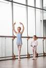 STAREVER - Girls Ballet Wrap-Over Top, Snow White