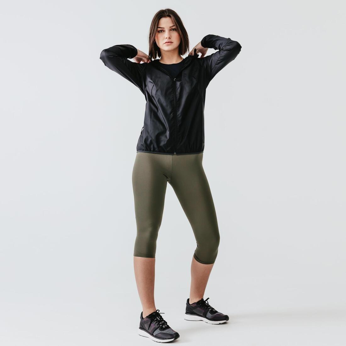 Run Wind Women's Running Windbreaker Jacket, Black, No Color, medium