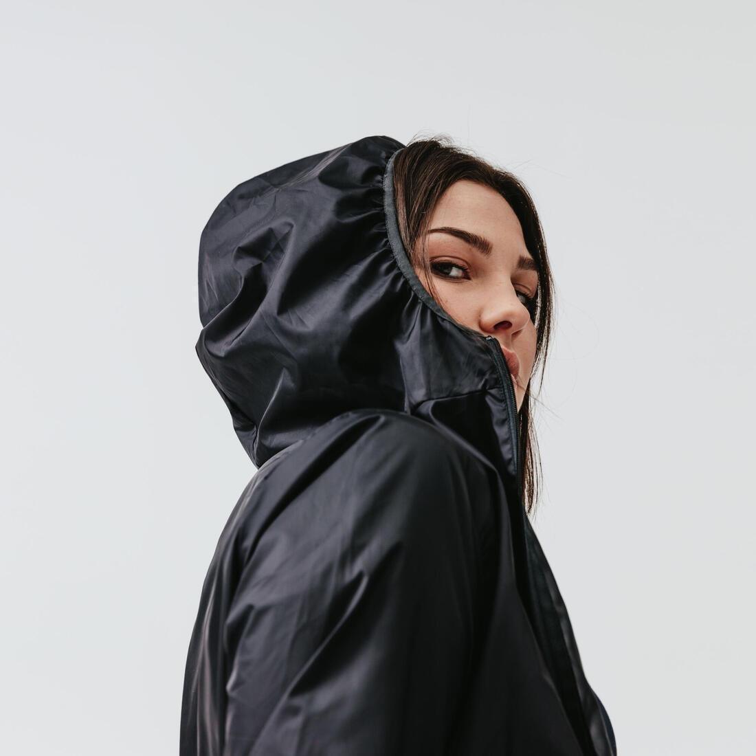 Run Wind Women's Running Windbreaker Jacket, Black, No Color, large image number 4