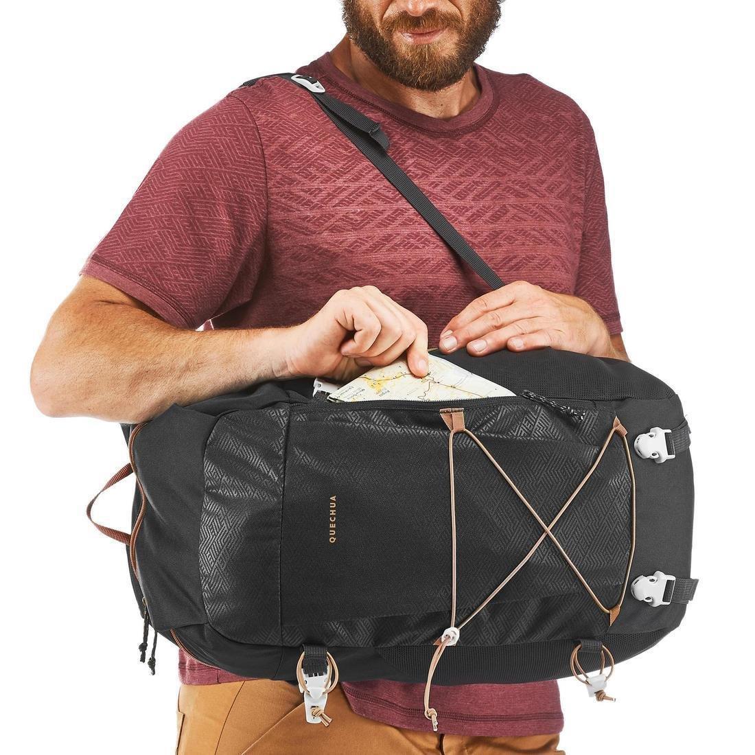 Country Walking rucksack - NH100, Black, No Color, large image number 5