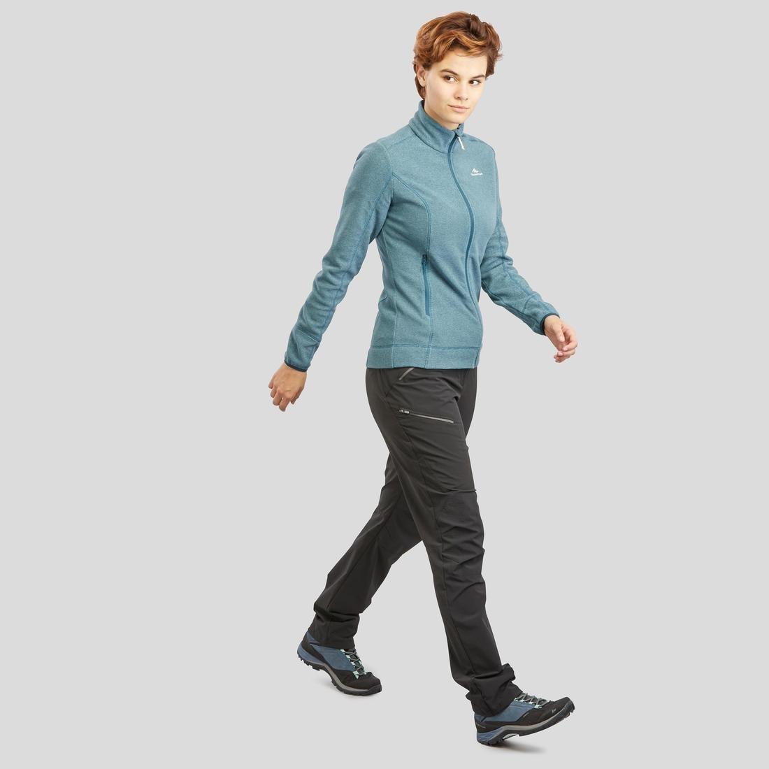 Women Walking Fleece Jacket, Blue, 5401_000, large image number 3
