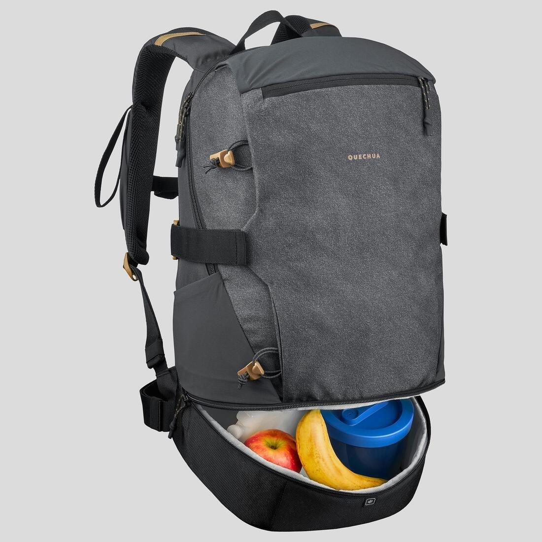 Hiking Backpack NH Arpenaz 500 30 L Ice Compartment, carbon grey, No Color, large image number 3