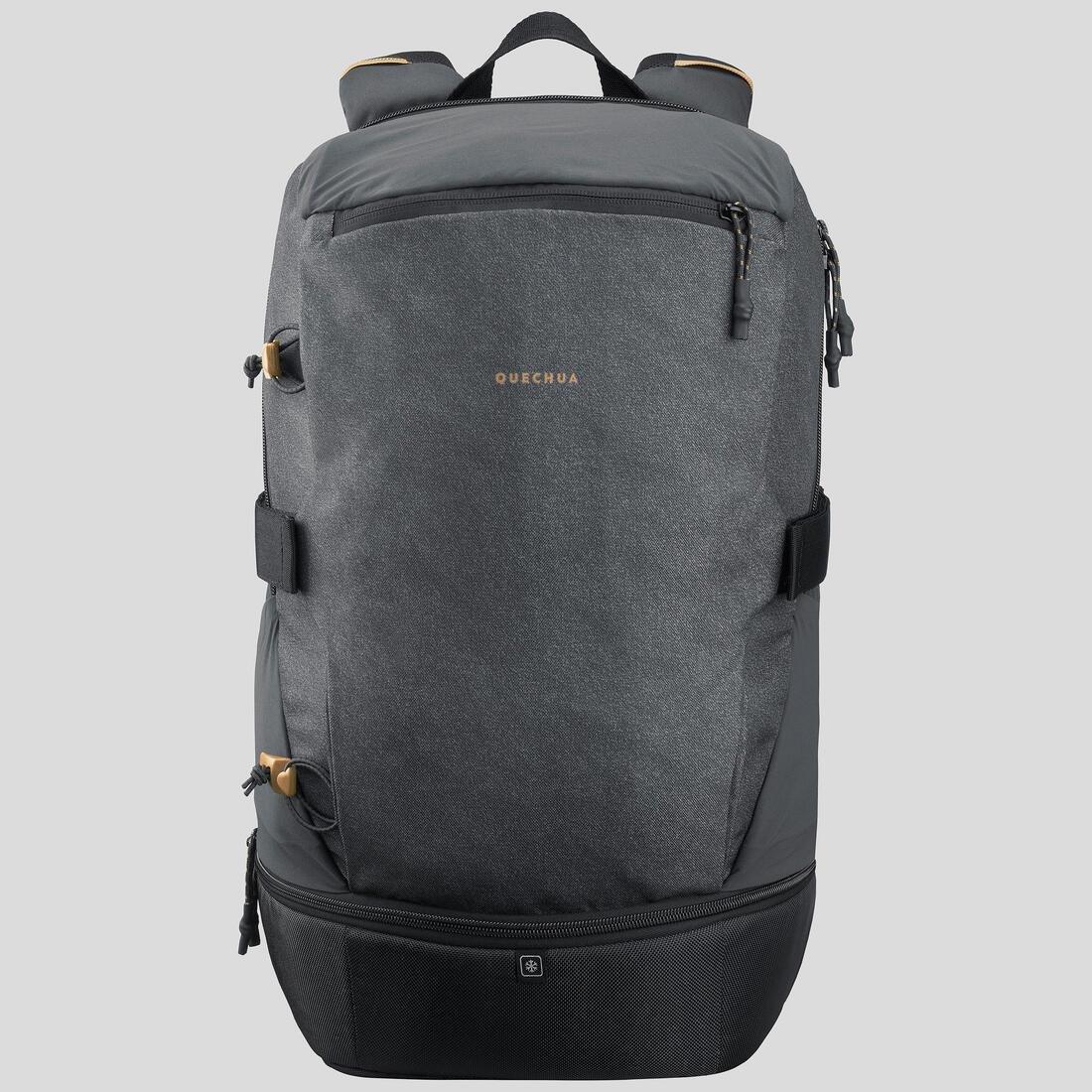 Hiking Backpack NH Arpenaz 500 30 L Ice Compartment, carbon grey, No Color, large image number 4