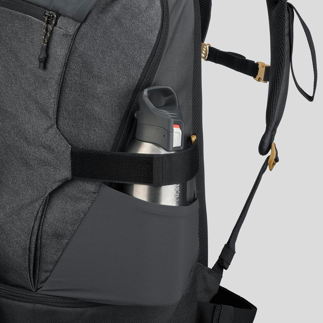 Hiking Backpack NH Arpenaz 500 30 L Ice Compartment, carbon grey, No Color, large image number 7