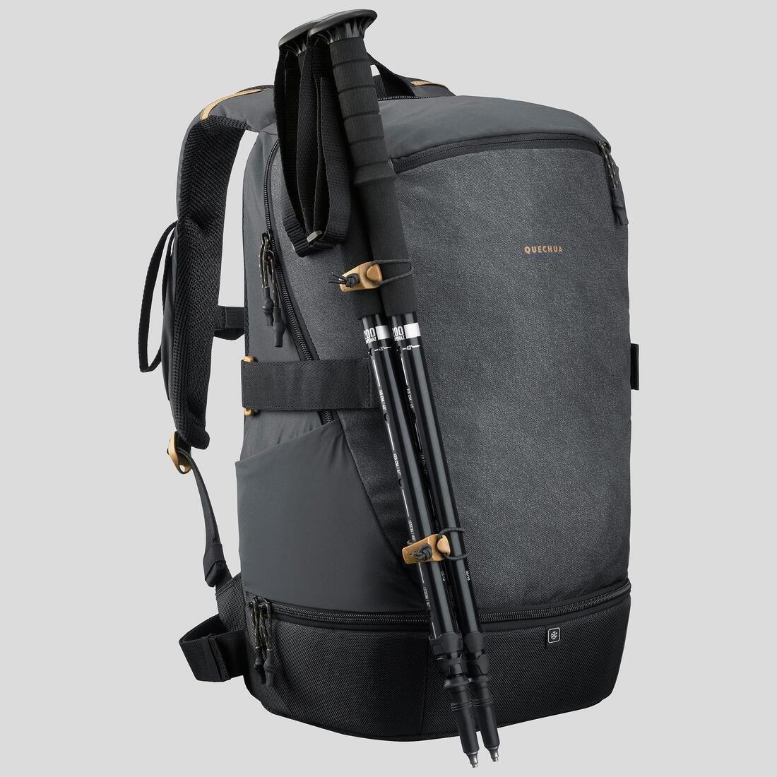 QUECHUA - Hiking backpack 30L - NH Arpenaz 500, Carbon grey