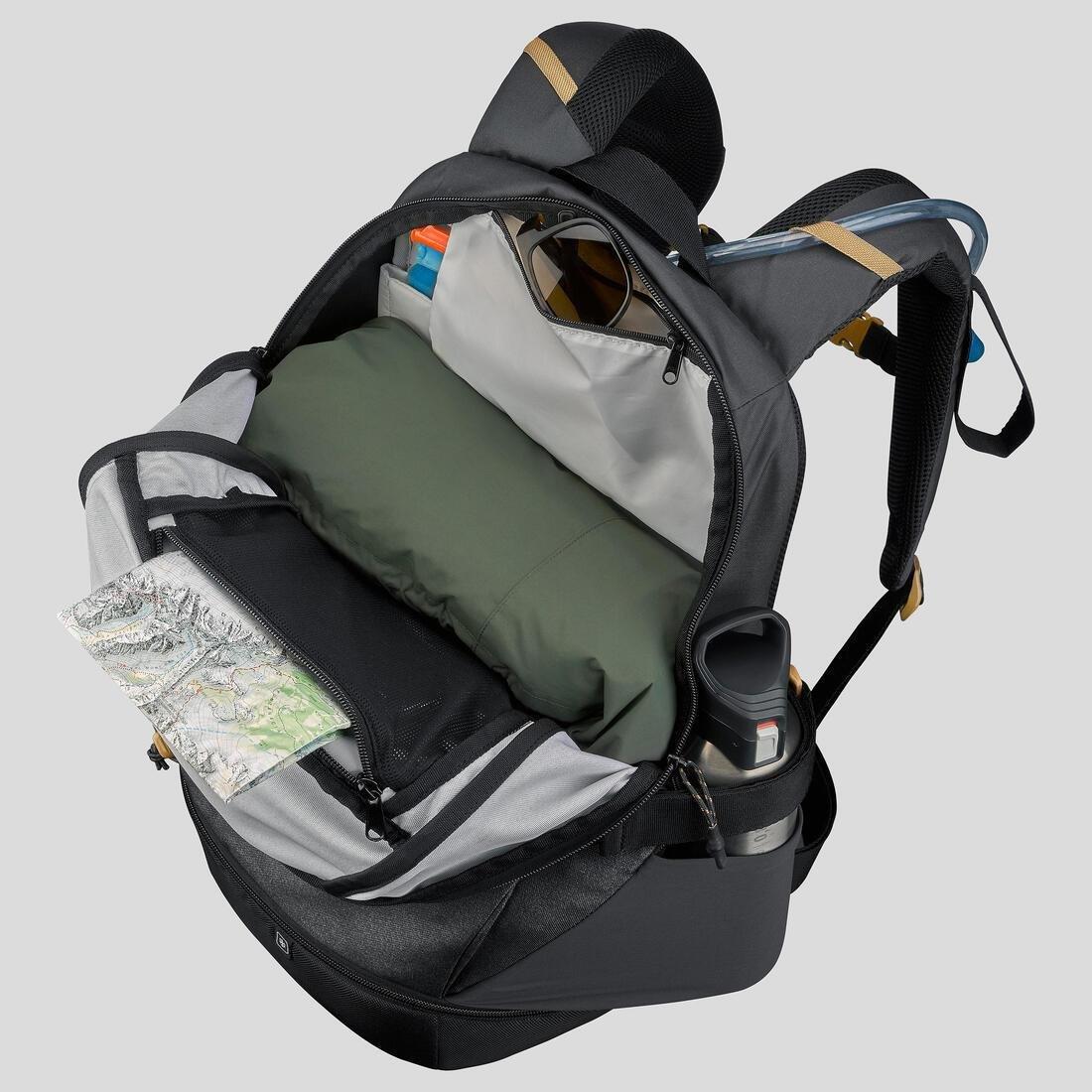 Hiking Backpack NH Arpenaz 500 30 L Ice Compartment, carbon grey, No Color, large image number 12