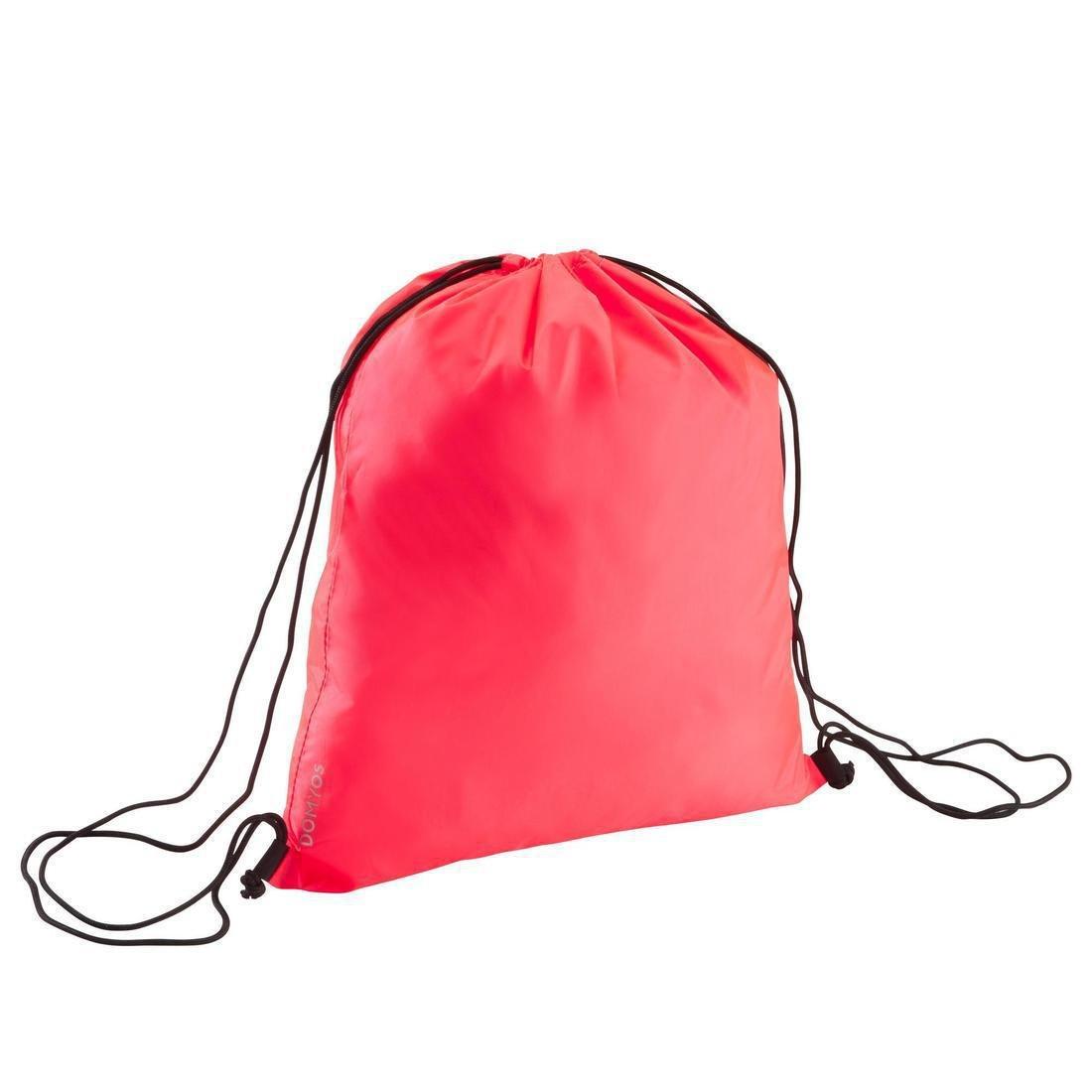 Fold-down Fitness Shoe Bag, Fluo Coral Pink, No Color, large image number 5