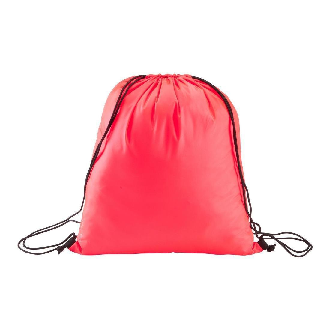 Fold-down Fitness Shoe Bag, Fluo Coral Pink, No Color, large image number 6