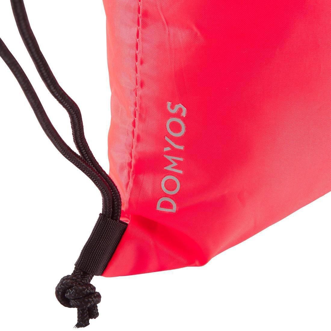 Fold-down Fitness Shoe Bag, Fluo Coral Pink, No Color, large image number 9