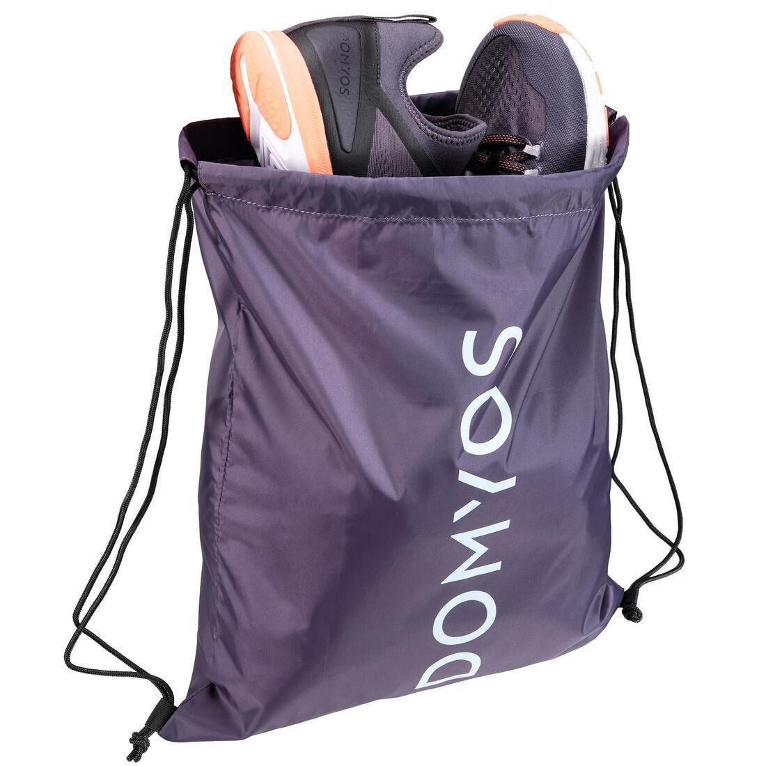 Fold-down Fitness Shoe Bag, Fluo Coral Pink, No Color, large image number 13