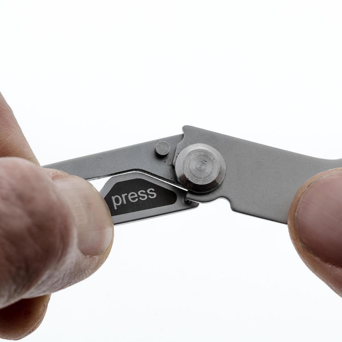 Foldable Stainless Steel Camping Fork and Spoon, Grey, No Color, large image number 2