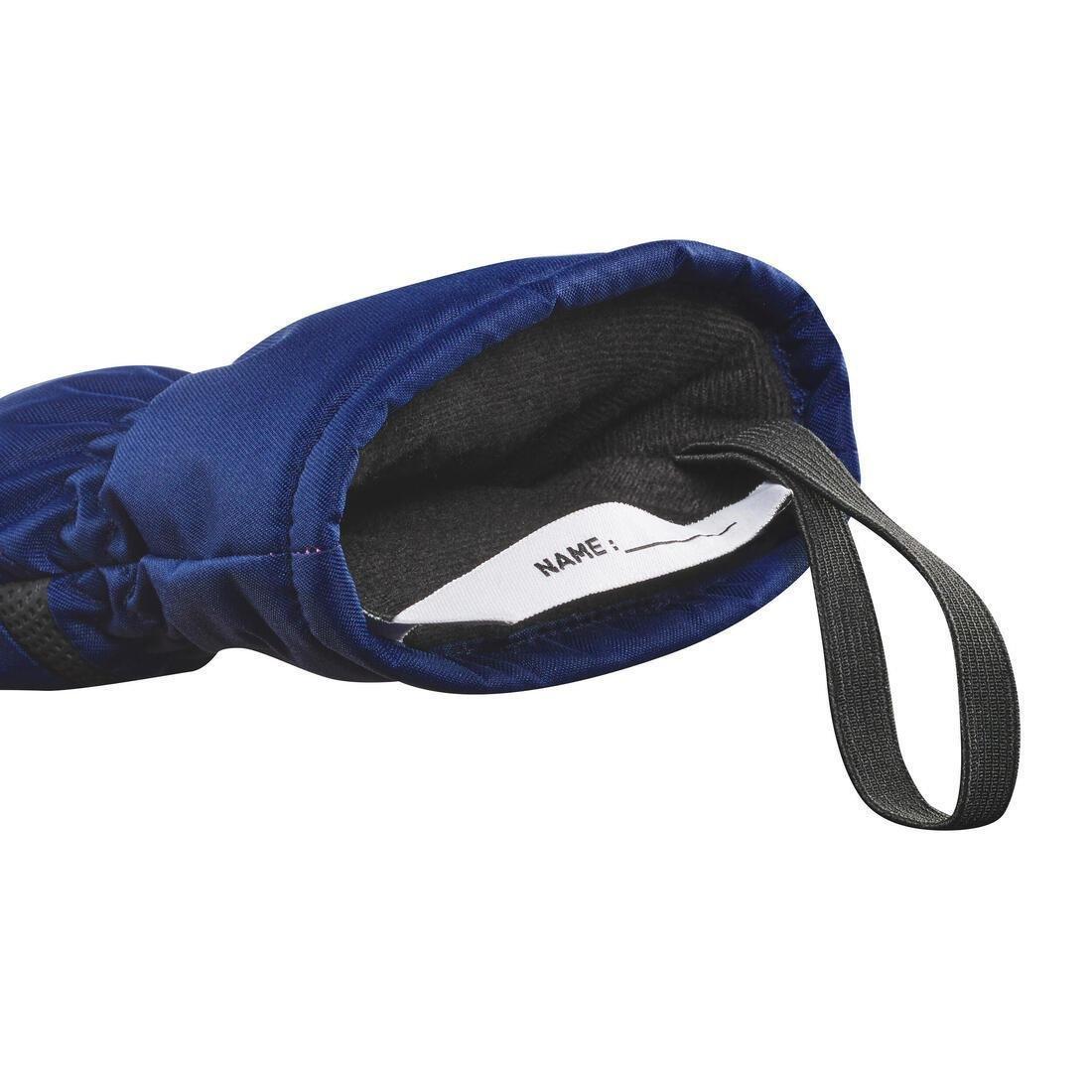 Kids Unisex Warm And Waterproof Ski Gloves - 100, Black, No Color, medium