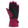 WEDZE - Kids Warm And Waterproof Ski Gloves 100, Black