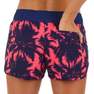 OLAIAN - Womens Boardshorts With Elasticated Waistband And Drawstring, Fluorescent Coral Pink