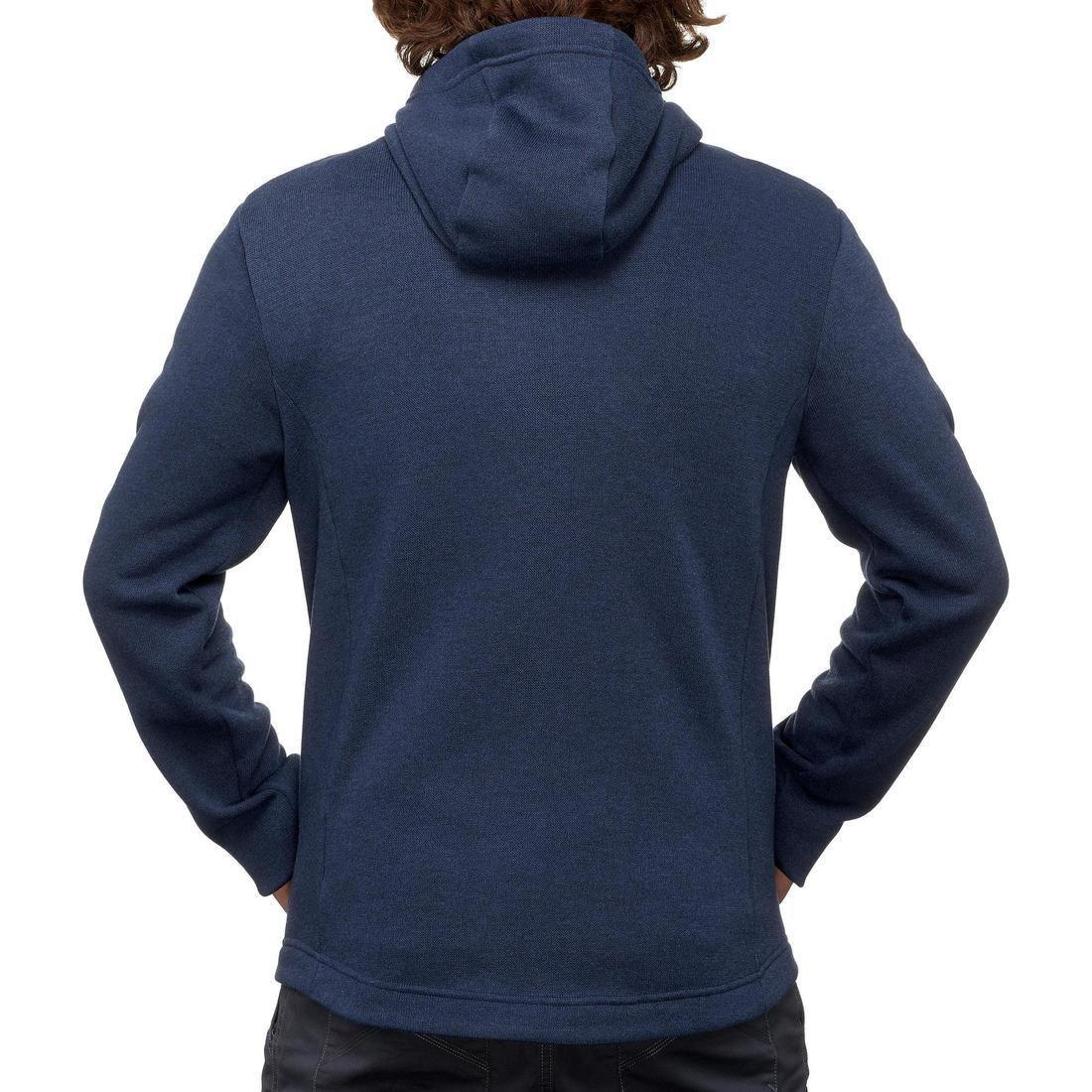 Men Hiking Hooded Sweatshirt - Nh100 Hybrid, Green, , large image number 6