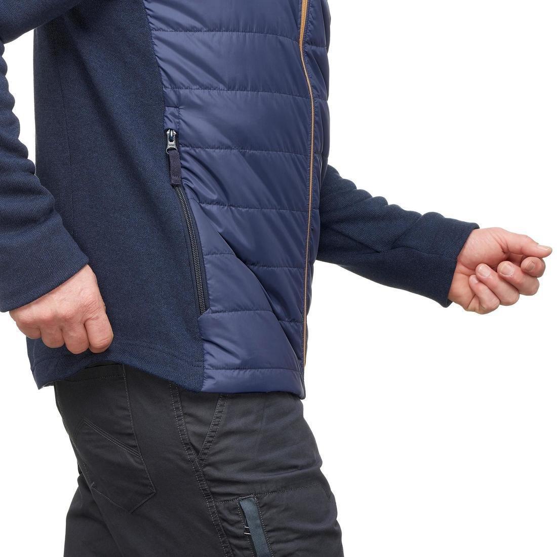 Men Hiking Hooded Sweatshirt - Nh100 Hybrid, Green, , large image number 11