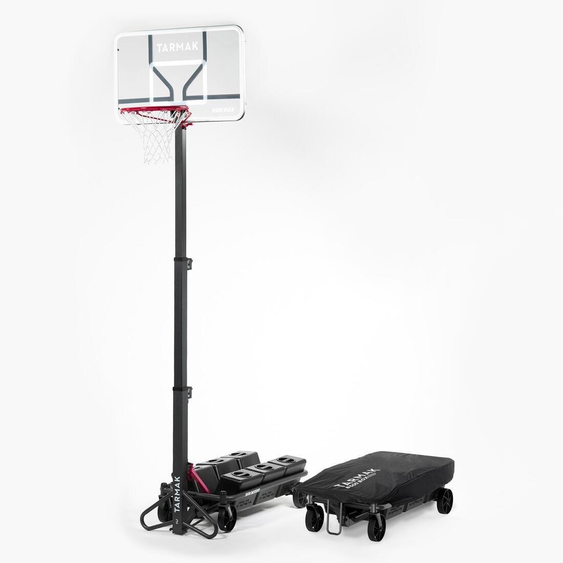 DEFAULT Adjustable Basketball Hoop By Tarmak - Adjustable From 2.4m To 3.05m, No Color, large image number 3