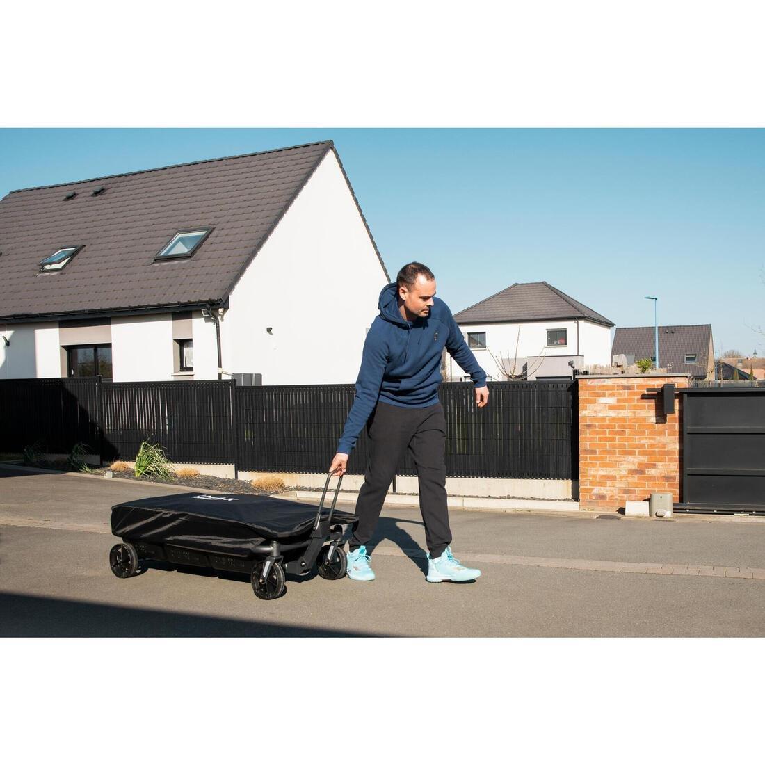 DEFAULT Adjustable Basketball Hoop By Tarmak - Adjustable From 2.4m To 3.05m, No Color, large image number 4