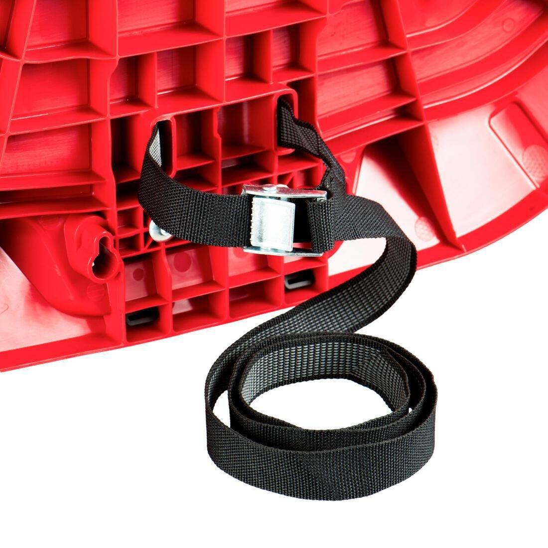 TARMAK - Wall-Mounted Transportable Basketball Hoop Set K900 - Red/Black