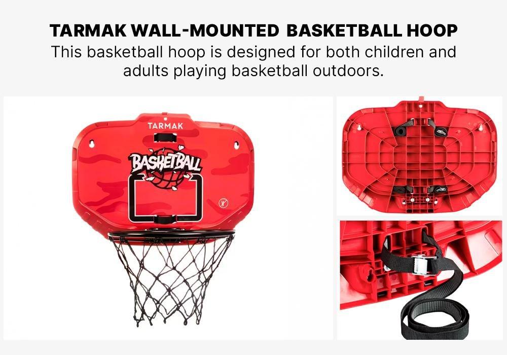 Wall-Mounted Transportable Basketball Hoop Set - K900, Orange, No Color, medium