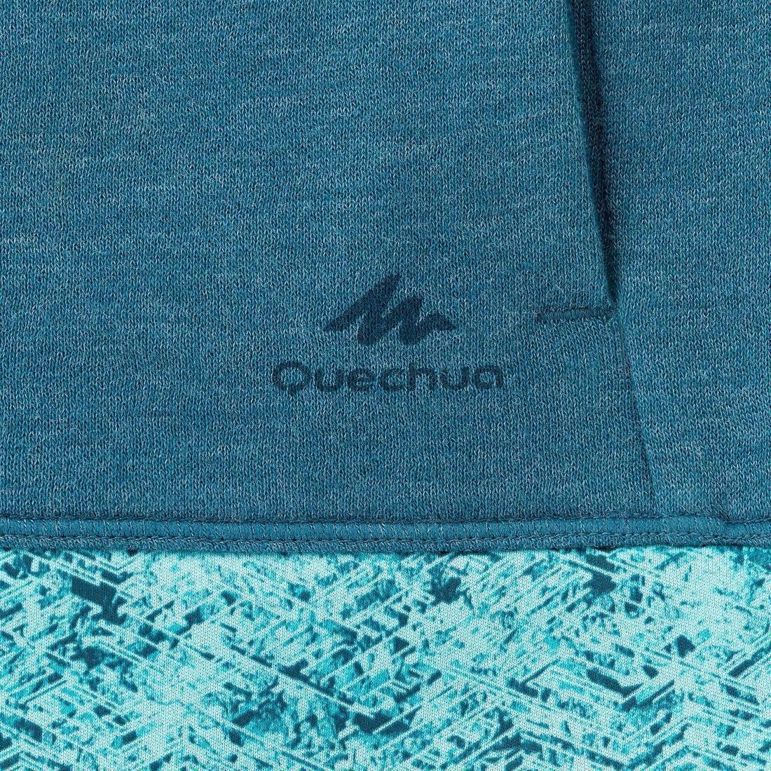 Women's Hiking Pullover NH500, Light Grey, No Color, medium