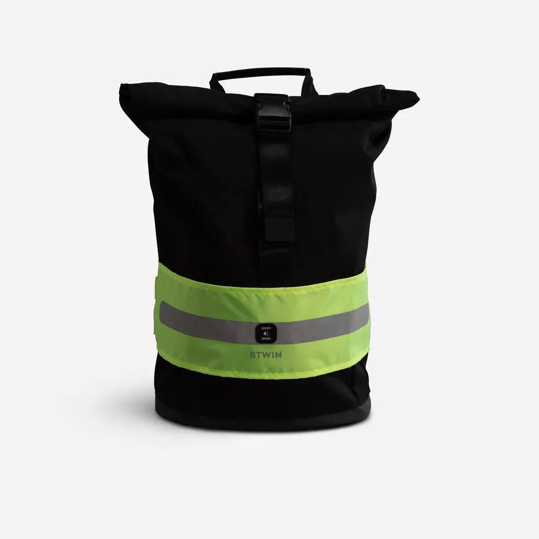 Day and Night Visibility Bag Band, Neon Yellow, No Color, medium