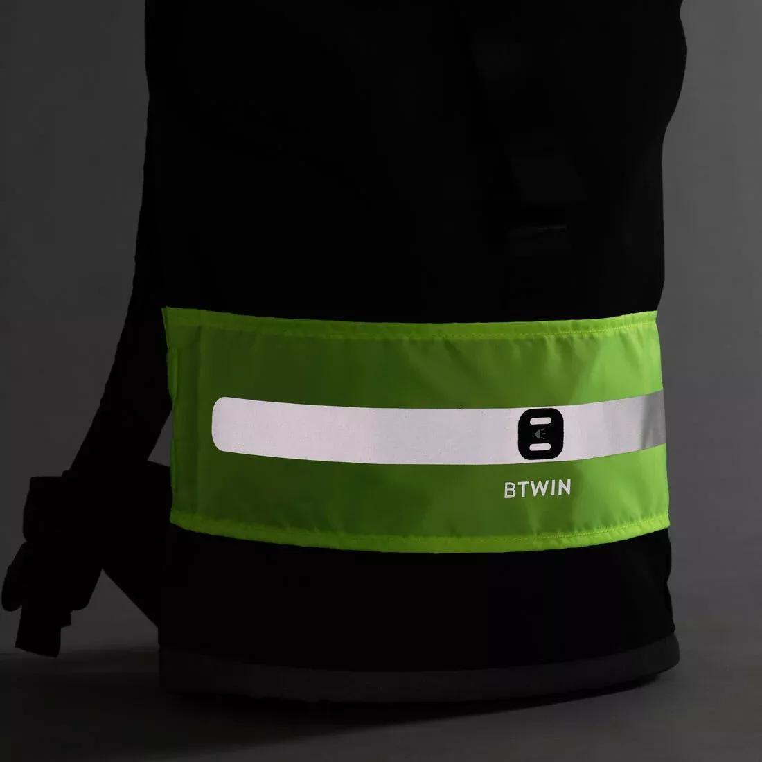 Day and Night Visibility Bag Band, Neon Yellow, No Color, medium
