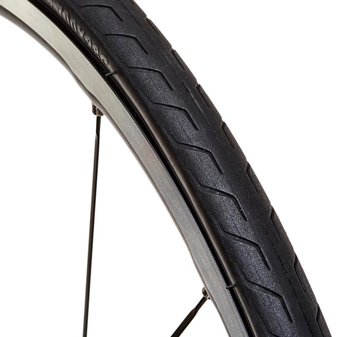 Triban Protect Lightweight Road Bike Tyre, No Color, large image number 2