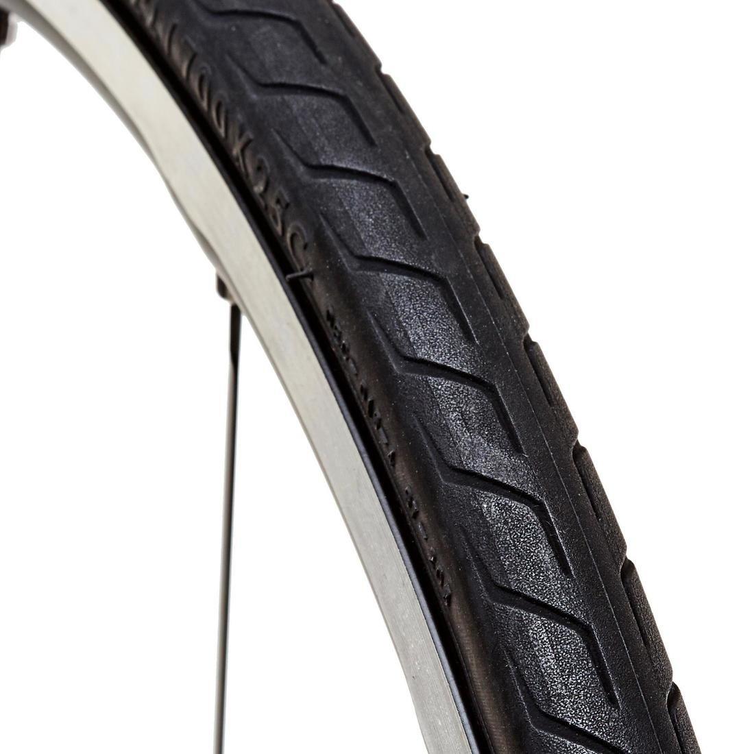 Triban Protect Lightweight Road Bike Tyre, No Color, large image number 1