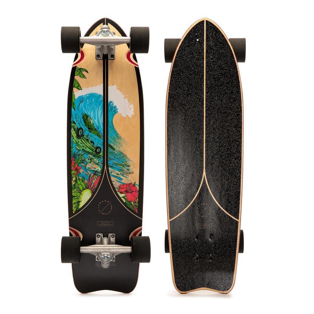 Longboard Fish 500, Black, No Color, medium