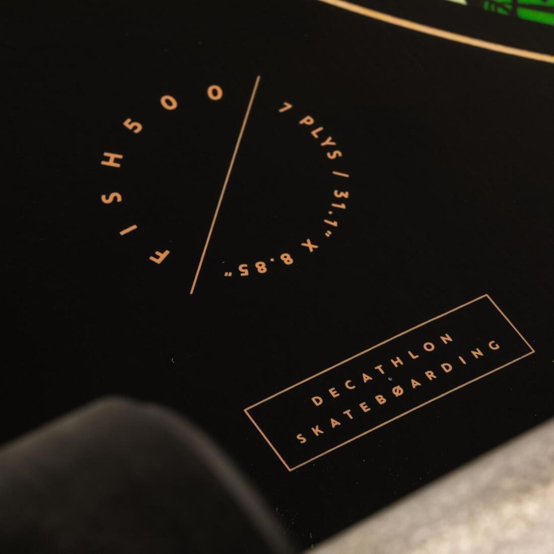 Longboard Fish 500, Black, No Color, large image number 5