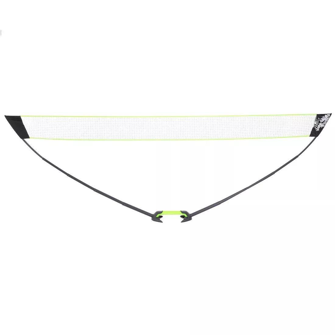 Outdoor Badminton Easy Net, Black, No Color, large image number 0