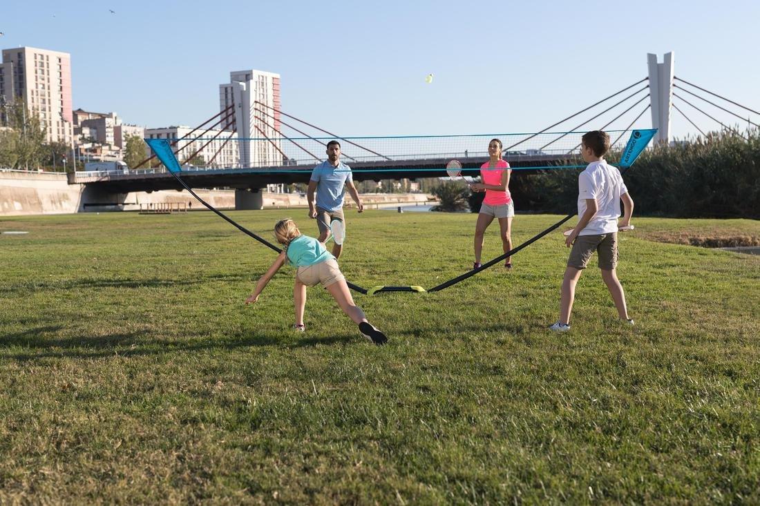 Outdoor Badminton Easy Net, Black, No Color, large image number 10