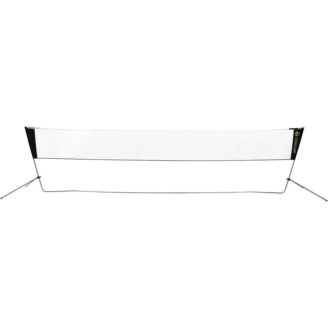 Badminton Net And Post With Official Dimension, No Color, large image number 1
