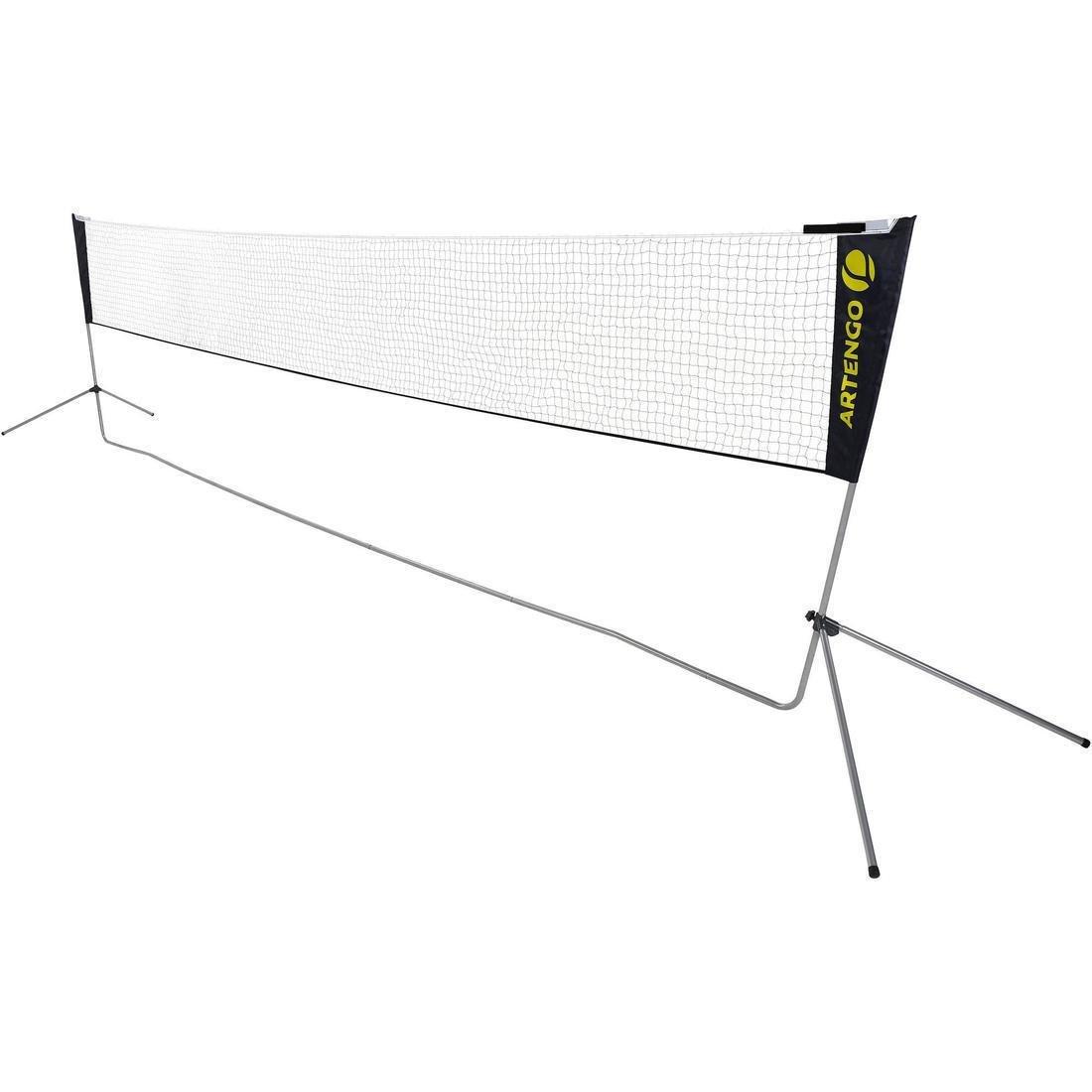 Badminton Net And Post With Official Dimension, No Color, large image number 4