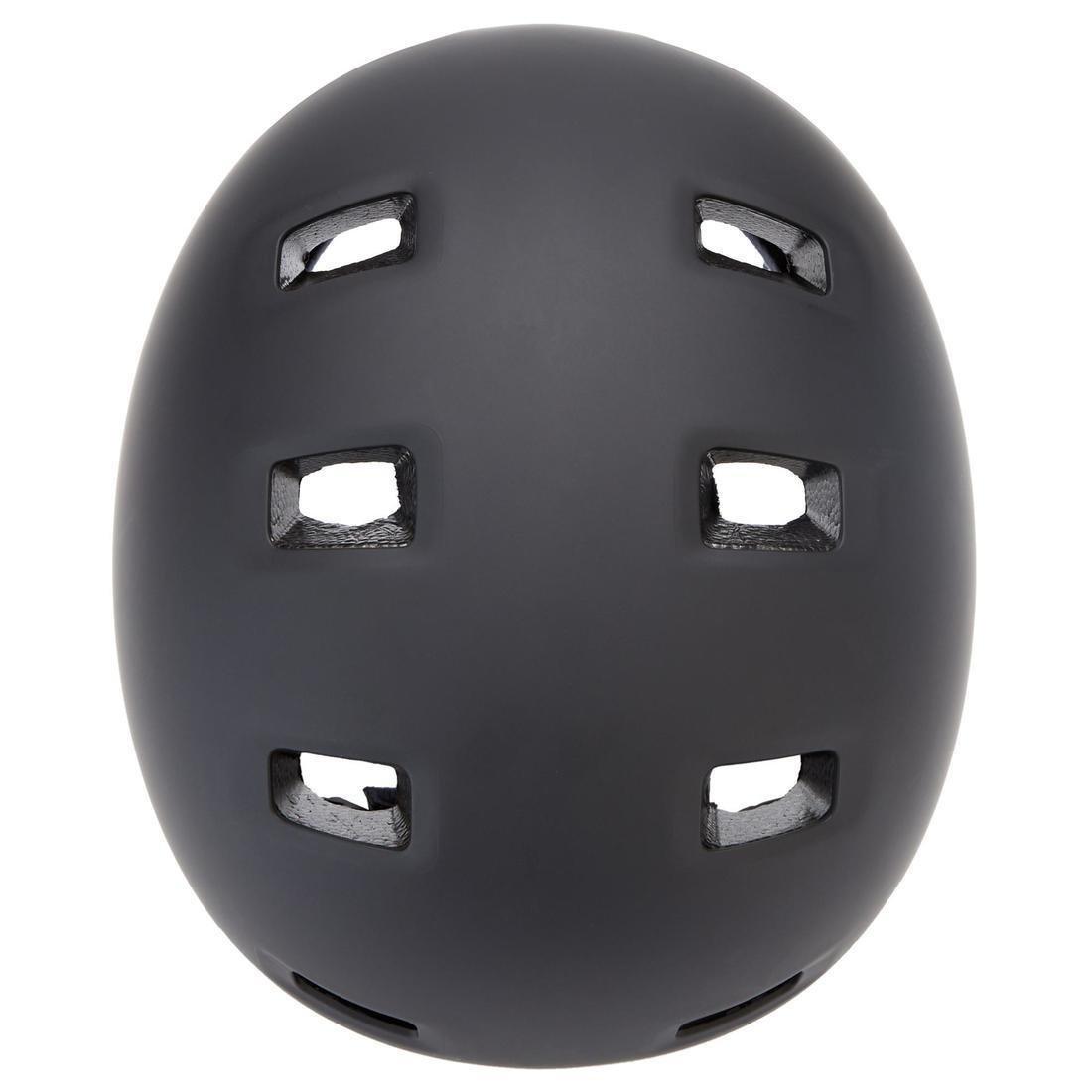 OXELO - Mf500 Inline Skating Skateboarding Scootering Helmet, Black